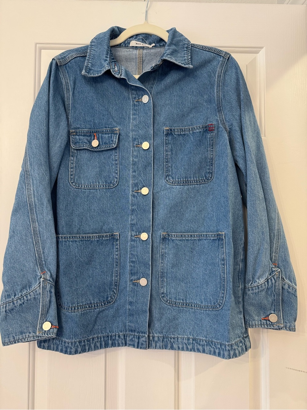 Mod Ref Denim Utility Chore Jacket, Size M
